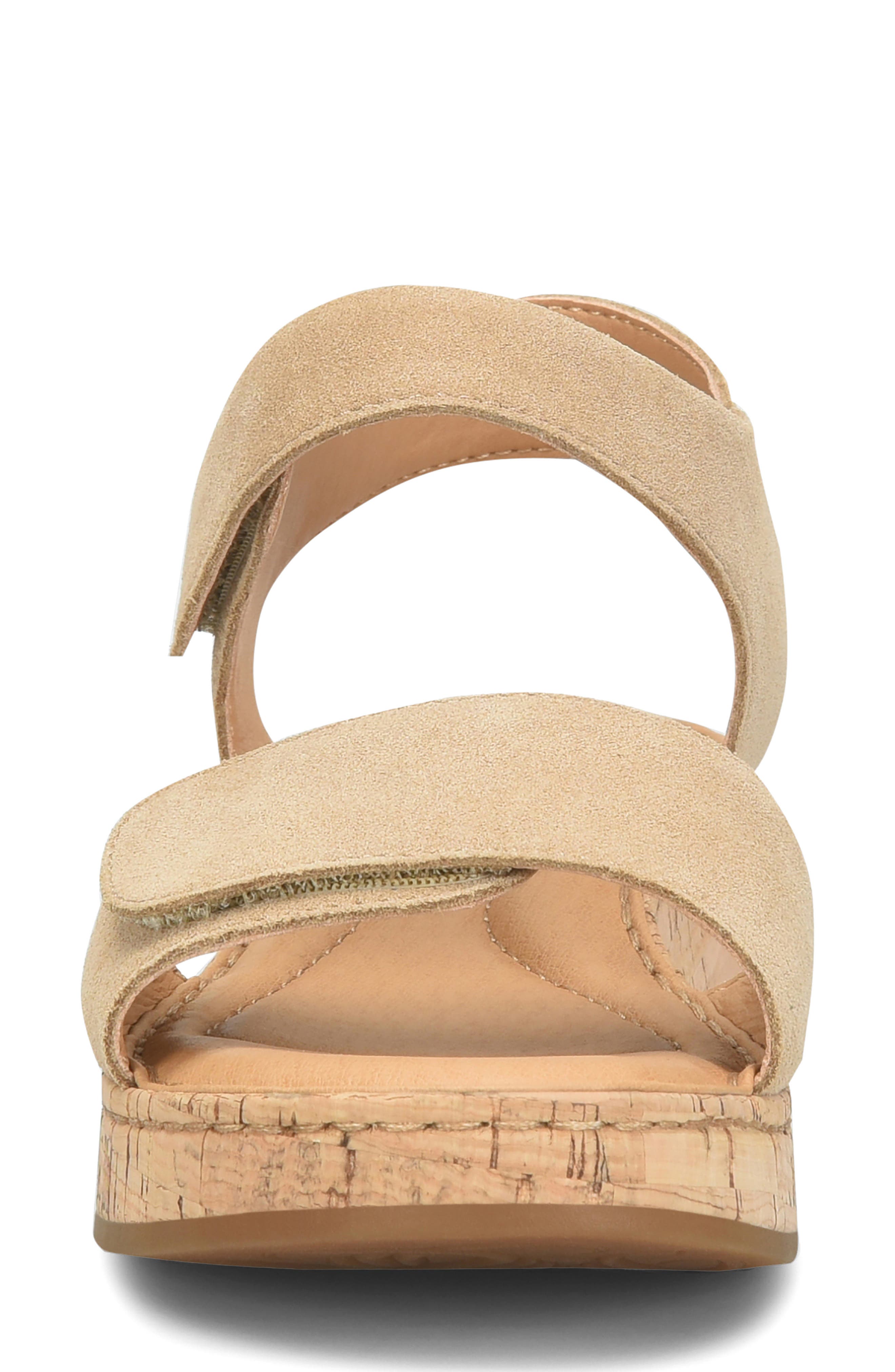 Børn Cabanas Platform Sandal, Alternate, color, Taupe Suede