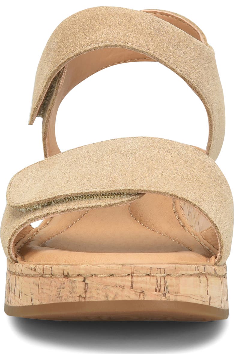 Børn Cabanas Platform Sandal, Alternate, color, Taupe Suede