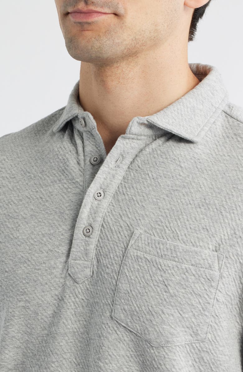 johnnie-O Alwin Long Sleeve Polo, Alternate, color, Light Gray