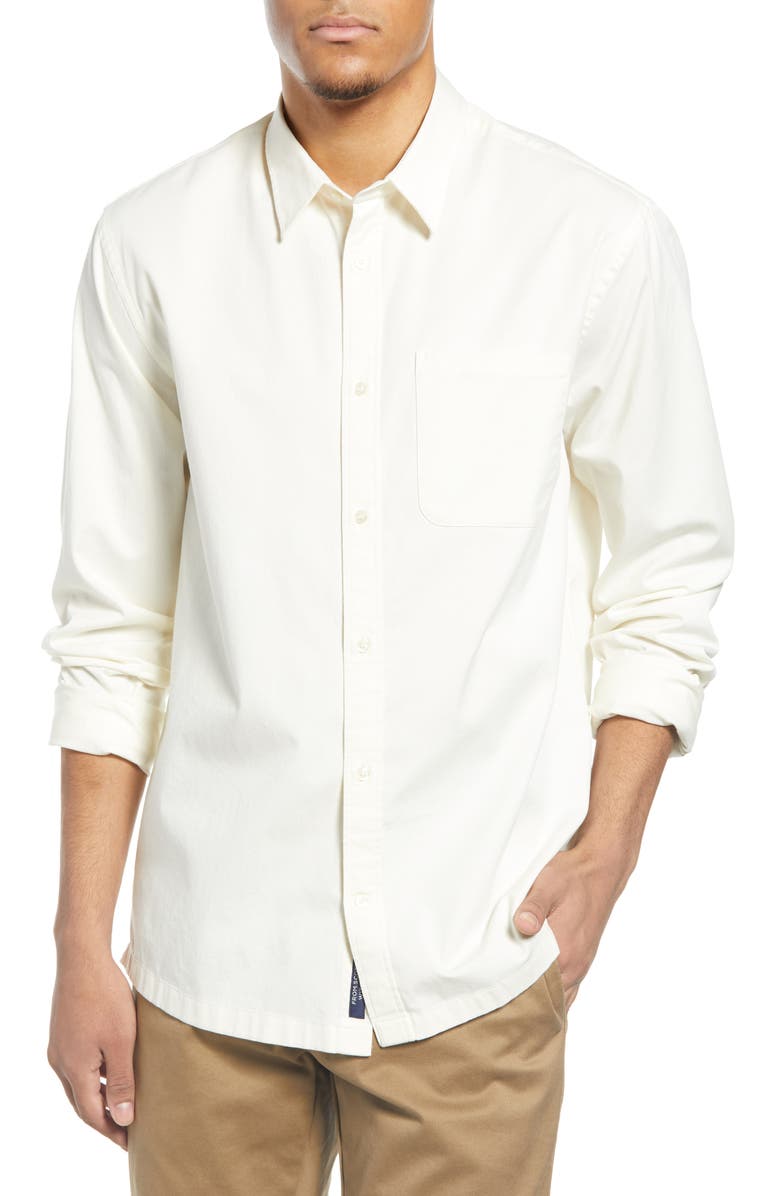 Scotch & Soda Regular Fit Stretch Twill Button-Up Shirt, Main, color,