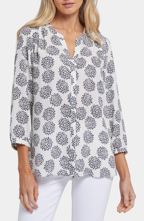 Nydj Pintuck Top In Gray