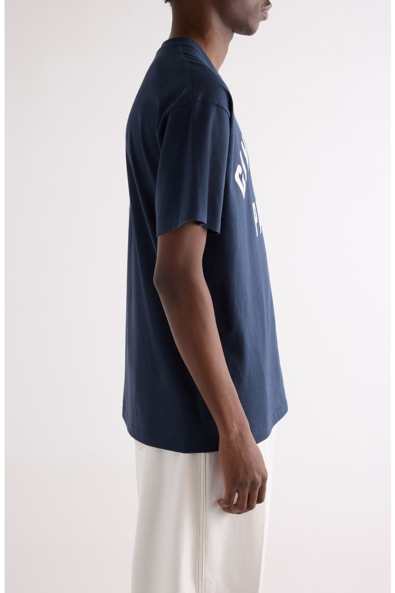 Regular Fit Logo Patch T-Shirt, Alternate, color, NAVY/ WHITE