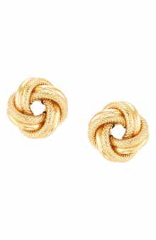 Frankie & Zoe Knot Stud Earrings