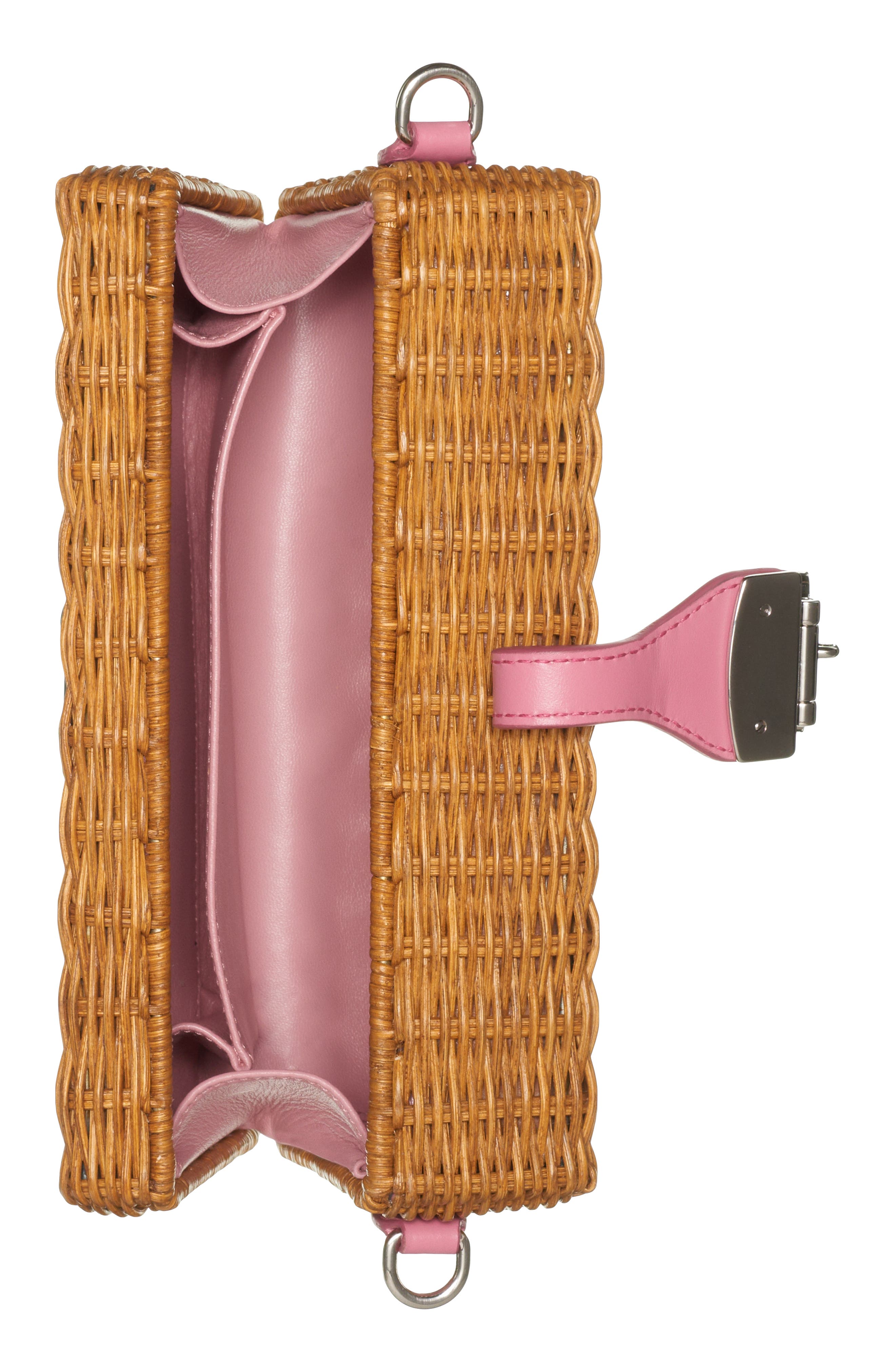 Miu Miu Midollino Basket Clutch, Alternate, color, 