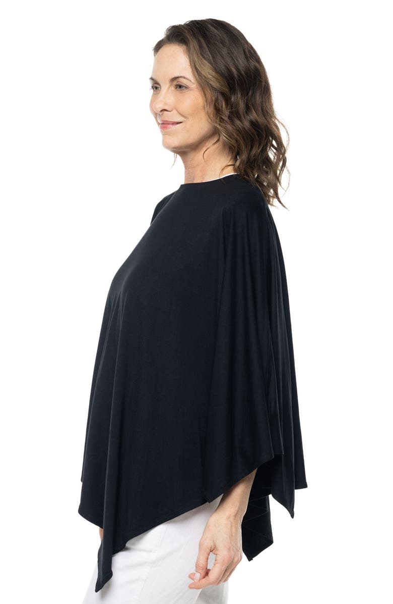 Coolibar Women's Poncho - UPF 50+ Sun Protection - Tama, Alternate, color, Black