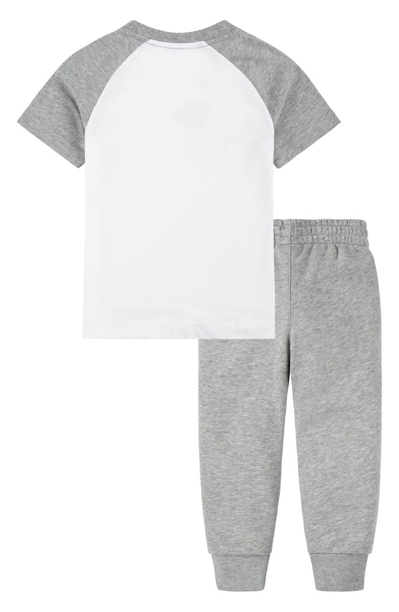 Nike Kids' Futura Raglan T-Shirt & Joggers Set, Alternate, color, Dark Grey Heather