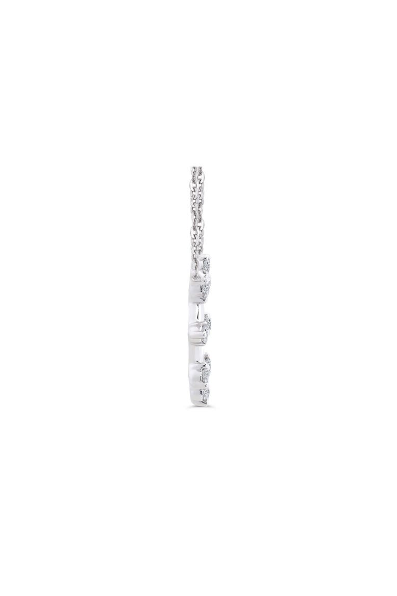 Spiky Oval Pendant, Alternate, color, Silver