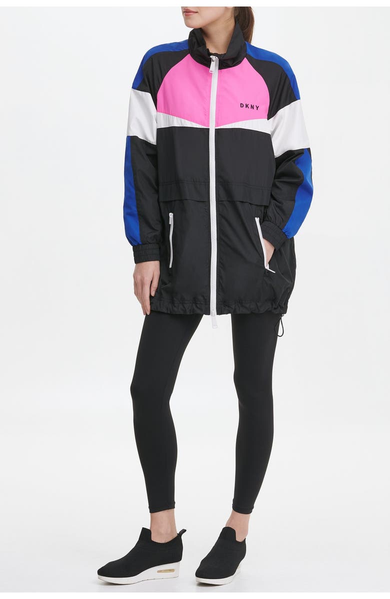 DKNY Color Block Windbreaker, Alternate, color,