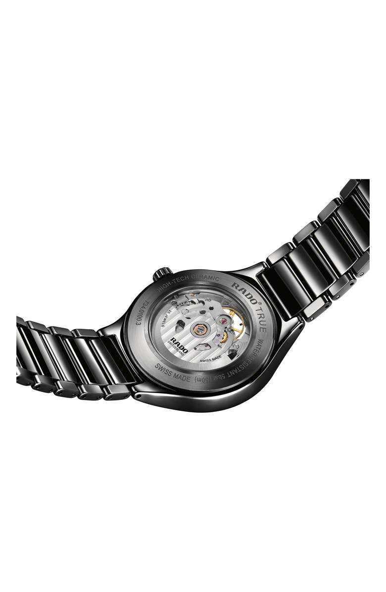RADO True Open Heart Ceramic Watch, 40mm, Alternate, color,