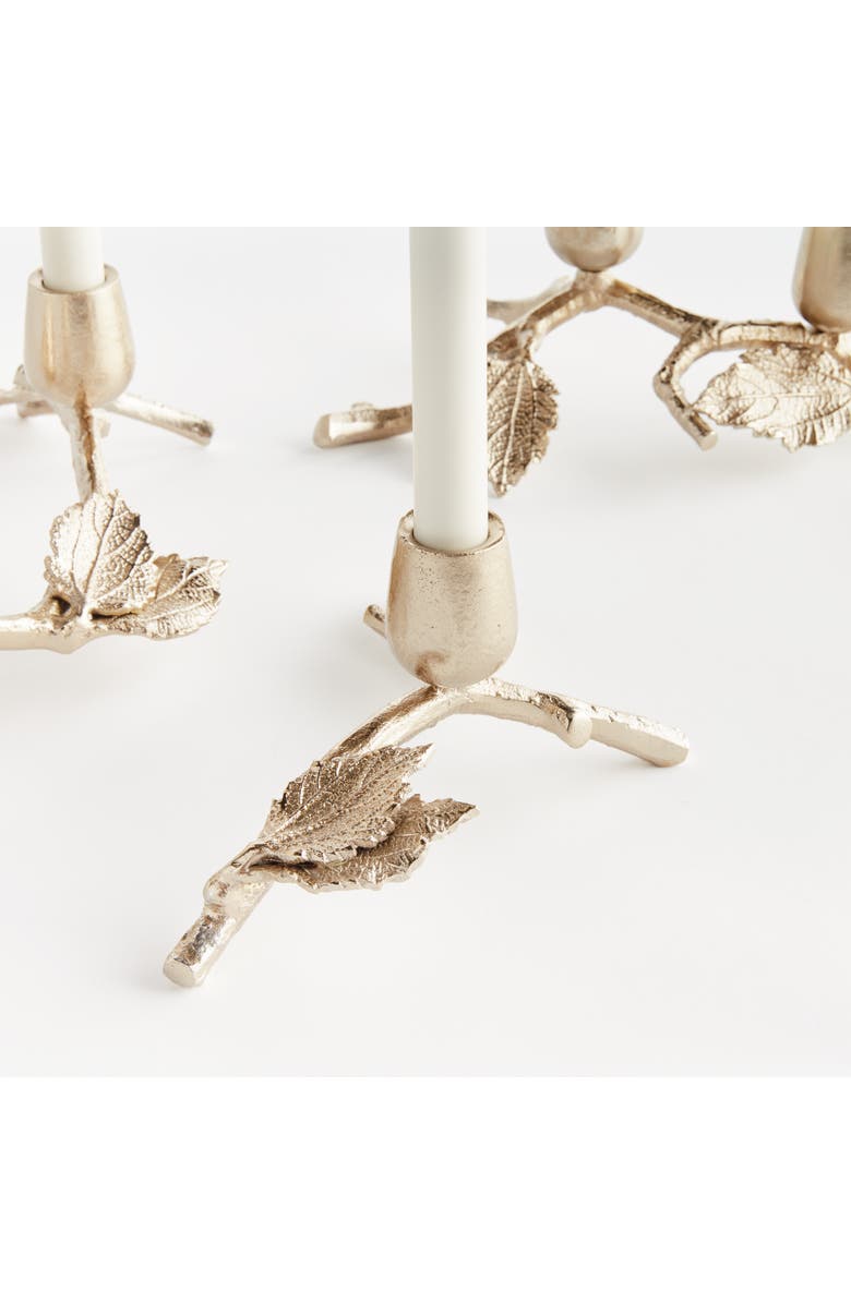 Napa Home & Garden Parna Taper Candle Holders Set of 6, Alternate, color, Gold