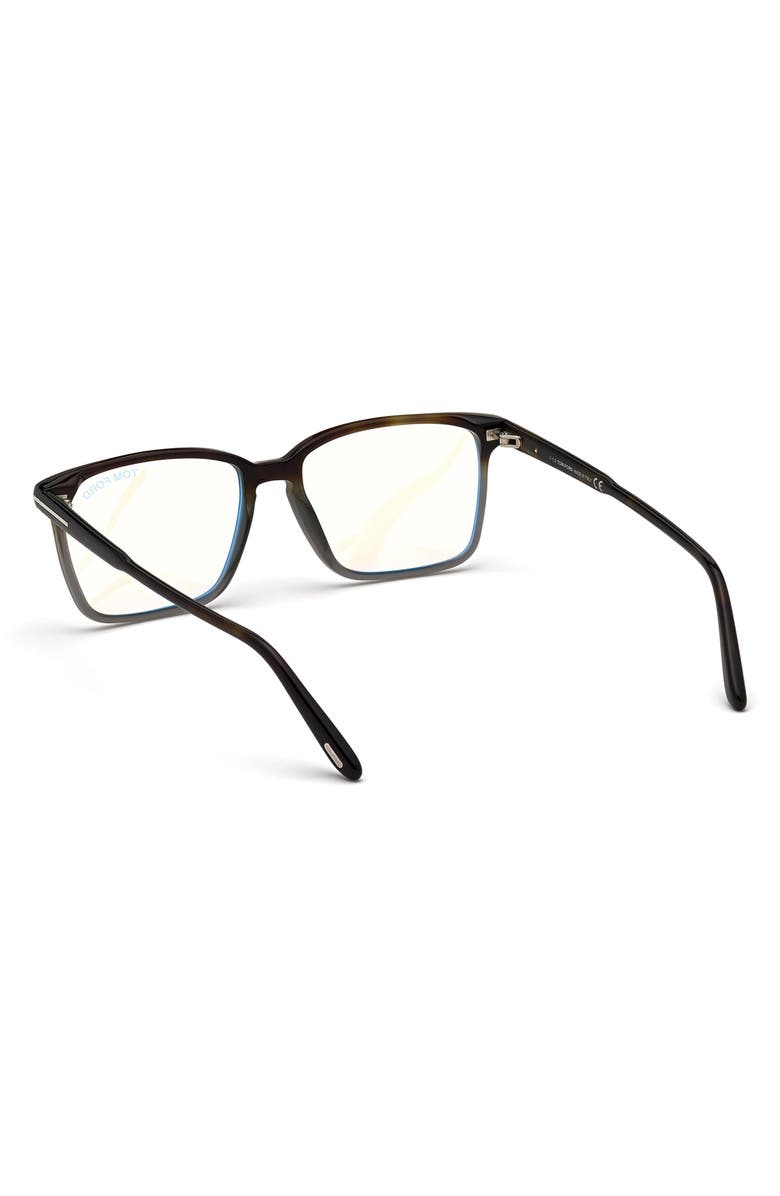 TOM FORD 54mm Blue Light Blocking Glasses, Alternate, color, 