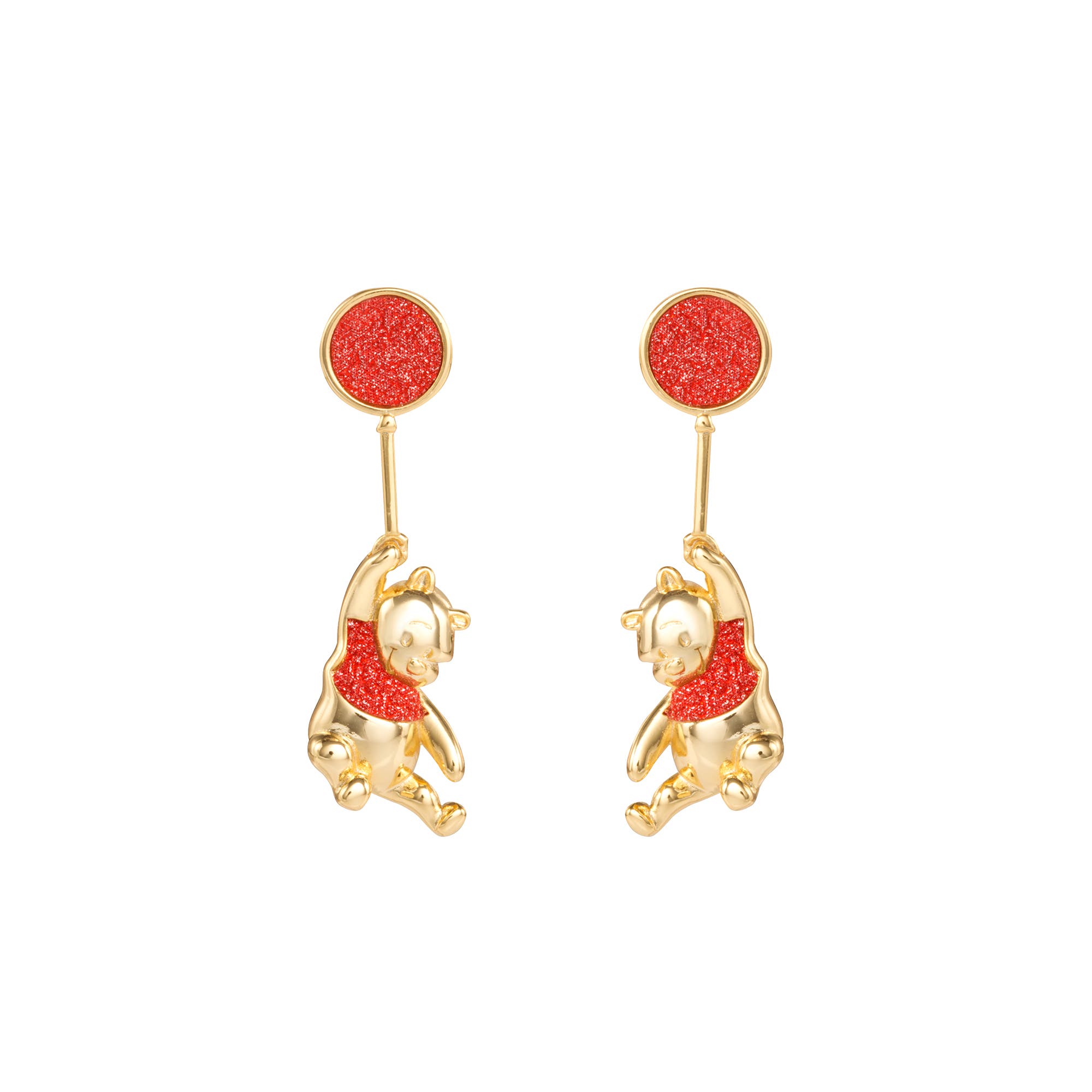selected gold, red