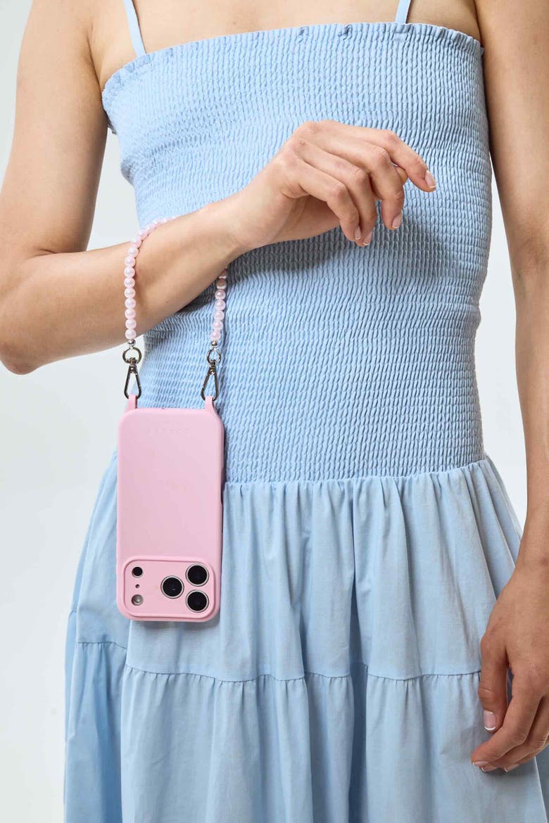Princess Pearl Phone Chain Set, Alternate, color, Blush