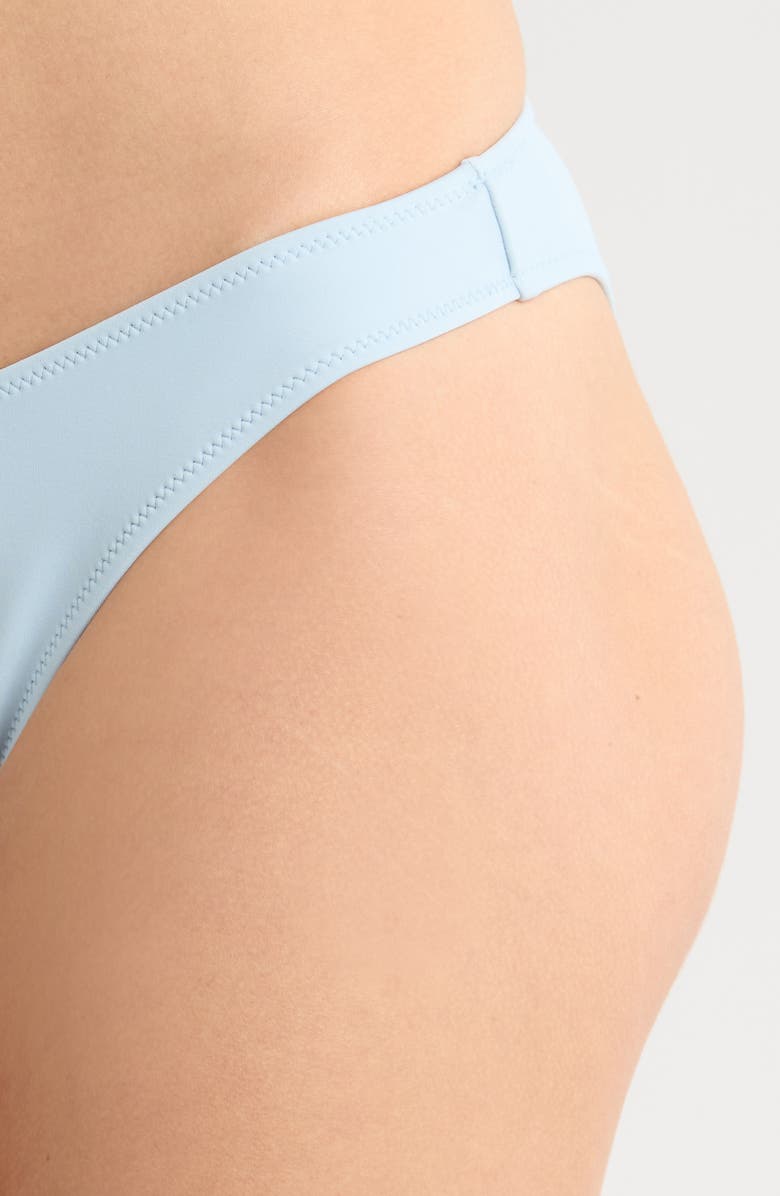 PacSun Rosie High Leg Scoop Bikini Bottoms, Alternate, color, Celestial Blue