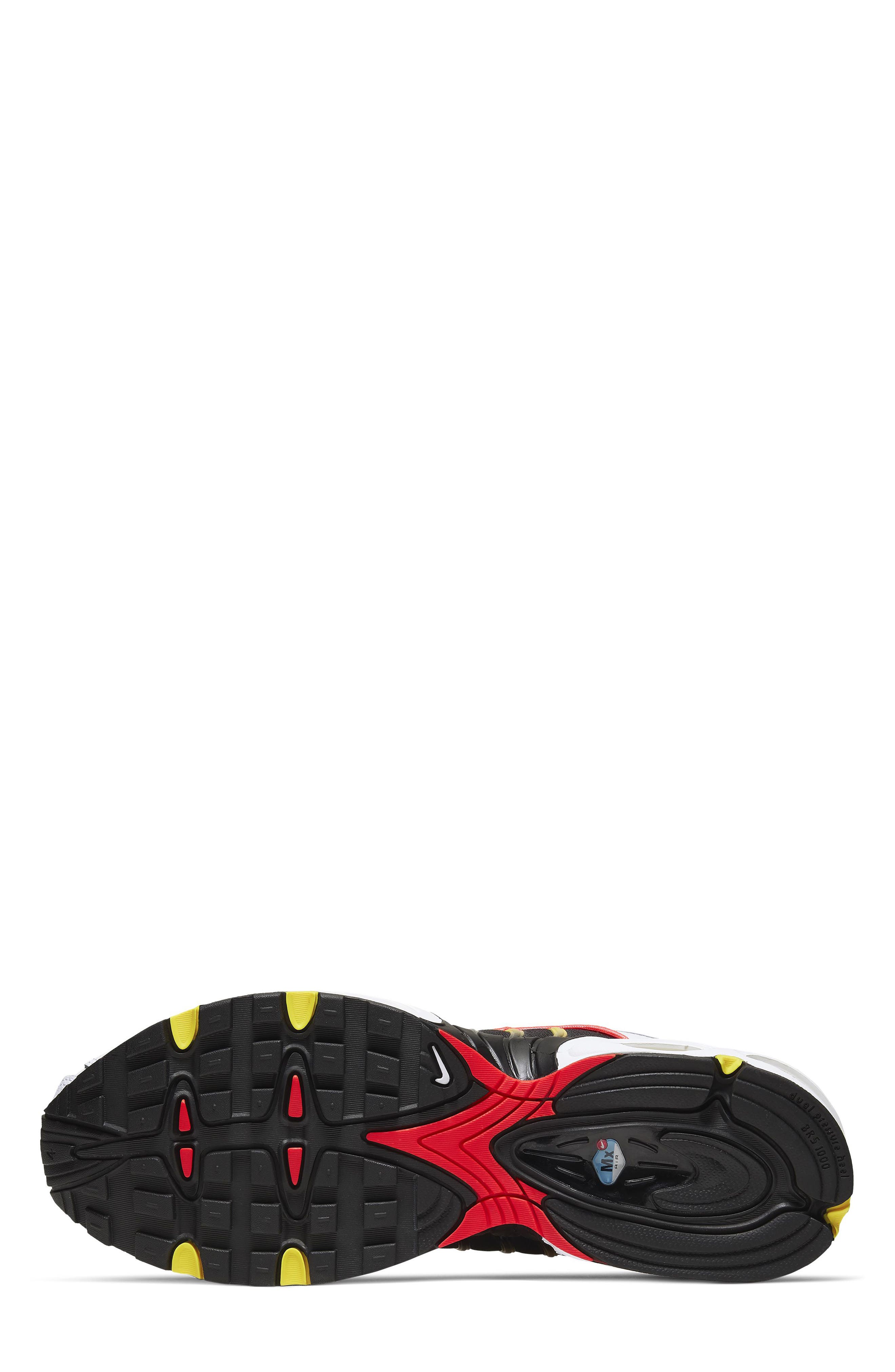 Air Max Tailwind IV Sneaker, Alternate, color, WHITE/ CRIMSON/ YELLOW/ BLACK