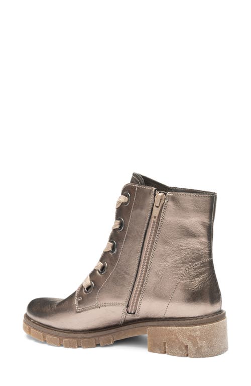 Ara Debbie Lace-up Boot In Gold