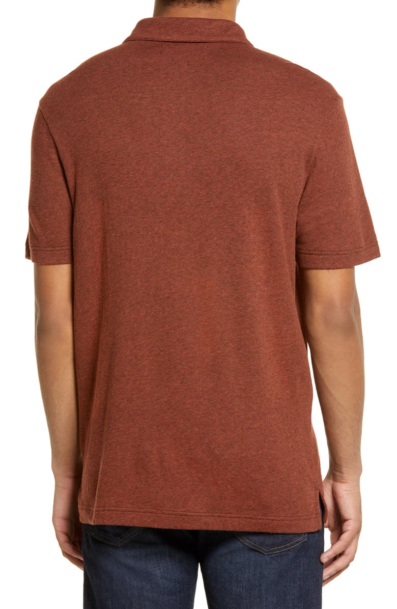 Treasure & Bond Double Knit Short Sleeve Polo, Alternate, color, 