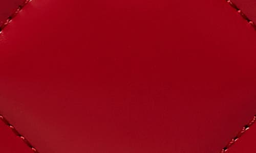 Tory Burch Small Kira Diamond Quilted Leather Zip Wallet In Red