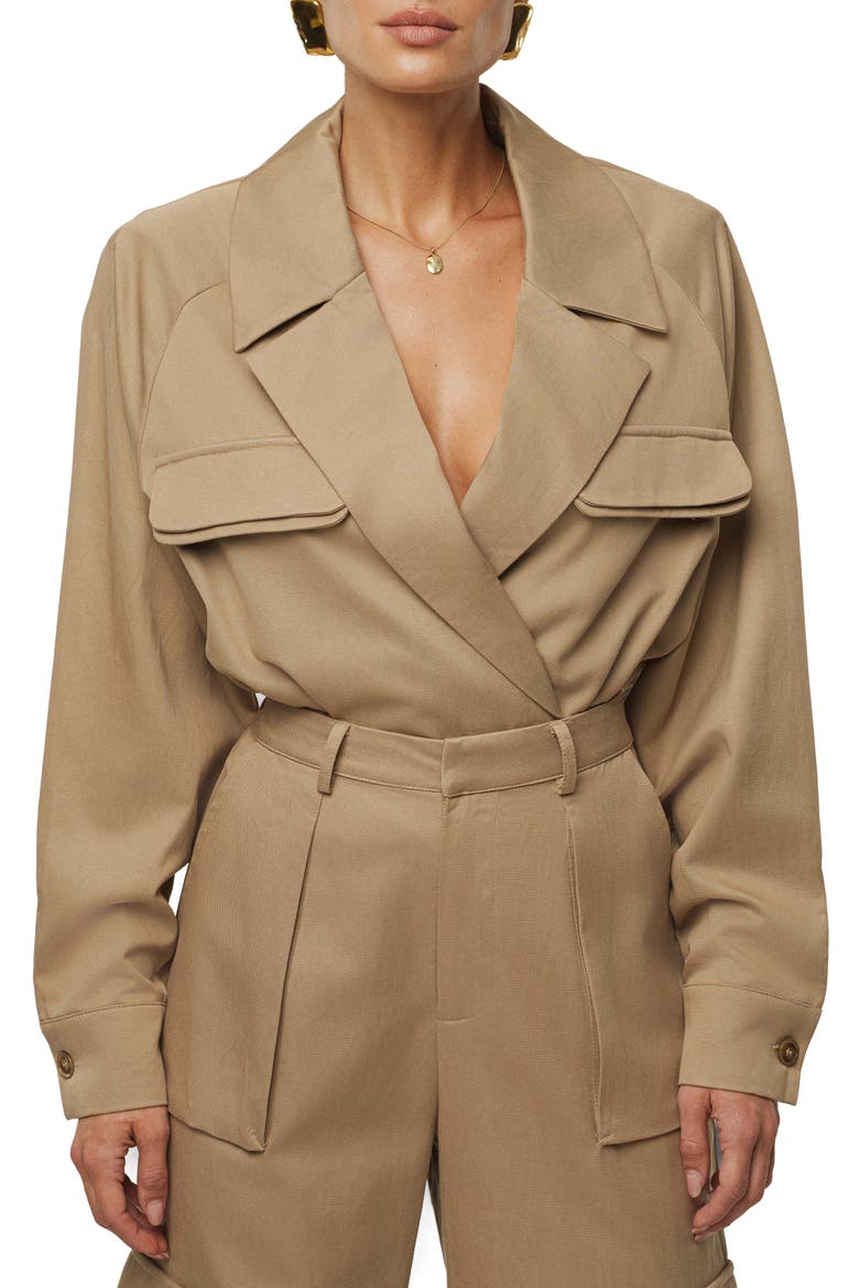 Theory Bodysuit, Main, color, BEIGE