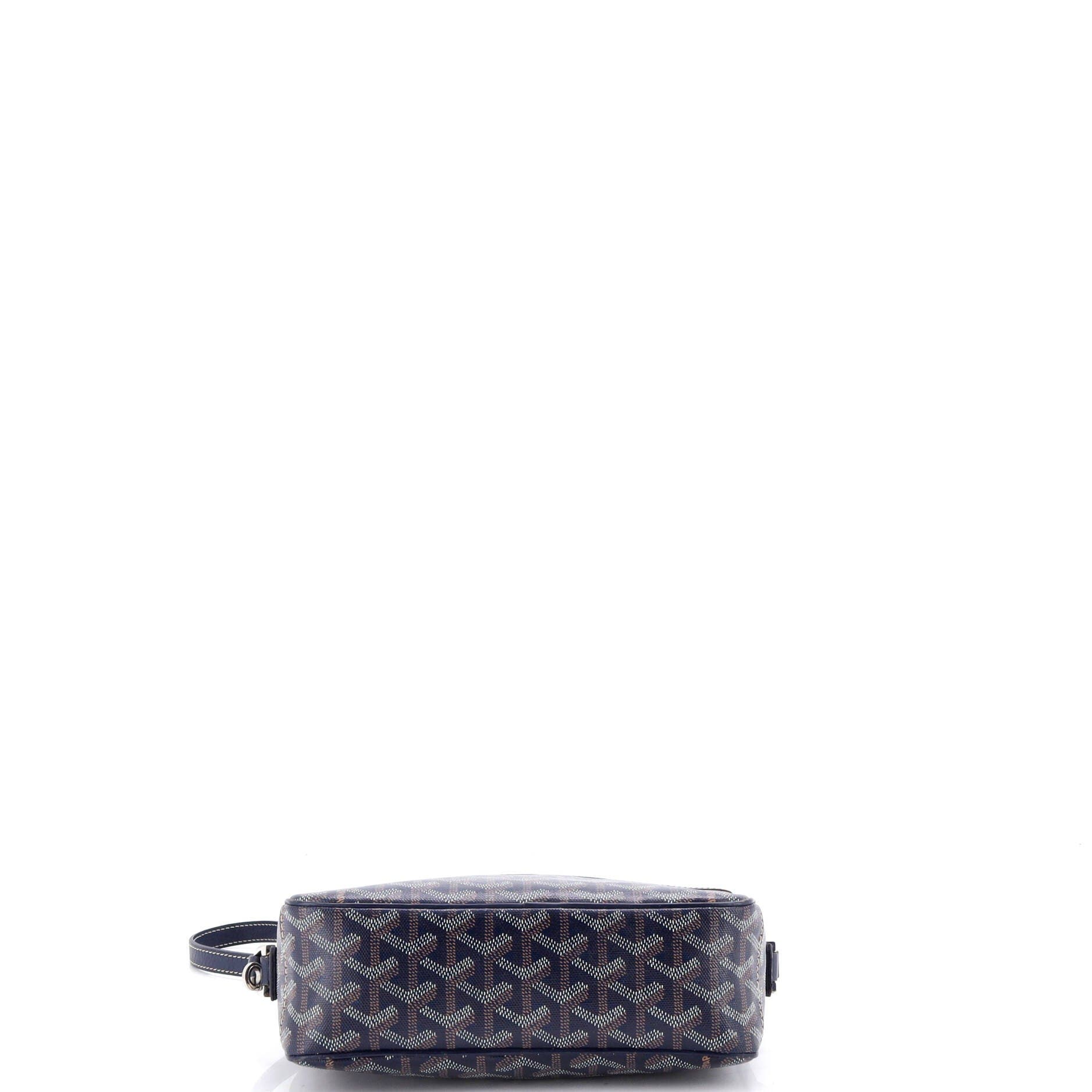 Pre-Owned Goyard Cap Vert Bag Coated Canvas, Alternate, color, Blue