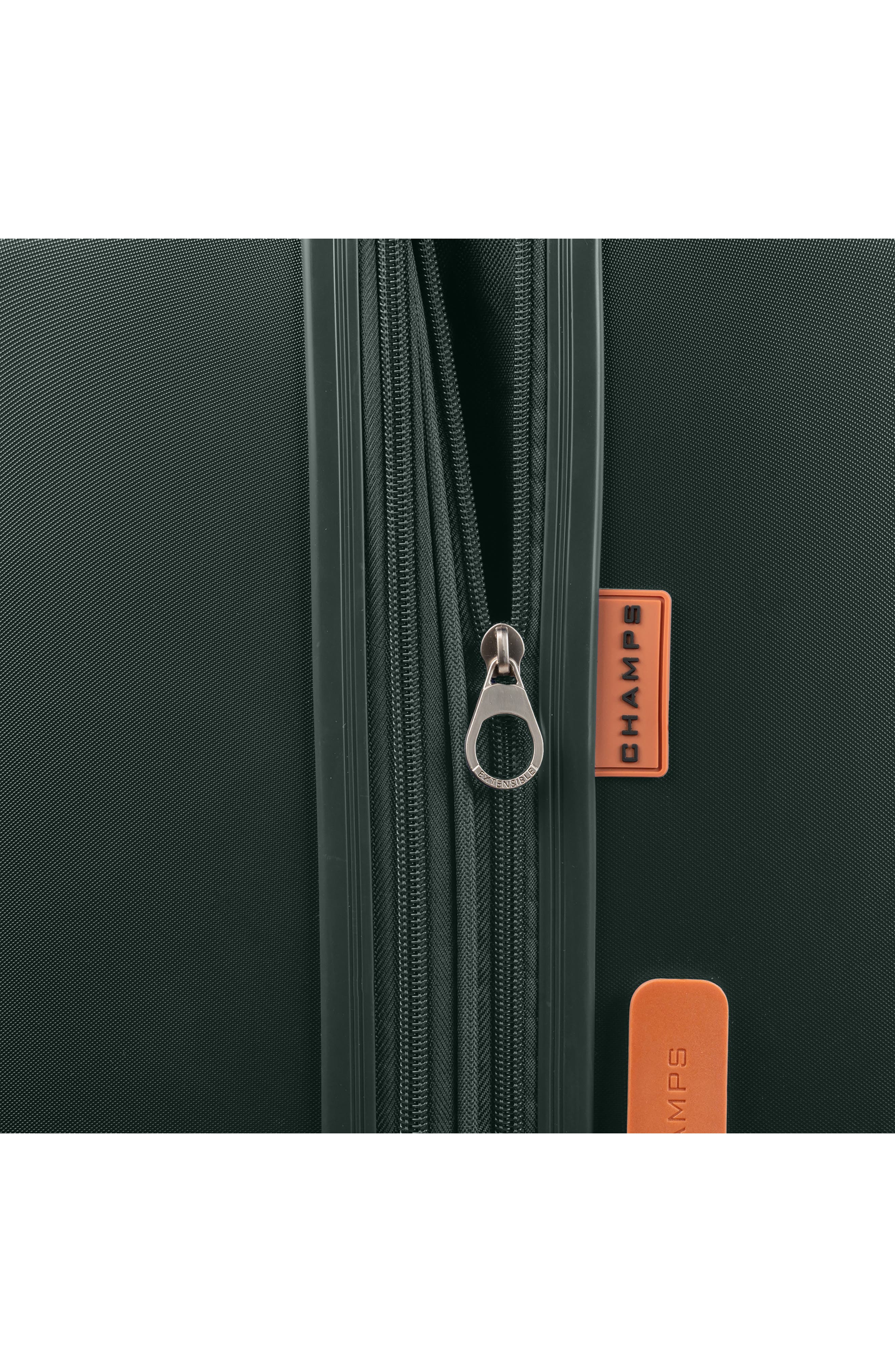 CHAMPS Vintage II 3-Piece Wheeled Luggage Set, Alternate, color, Green