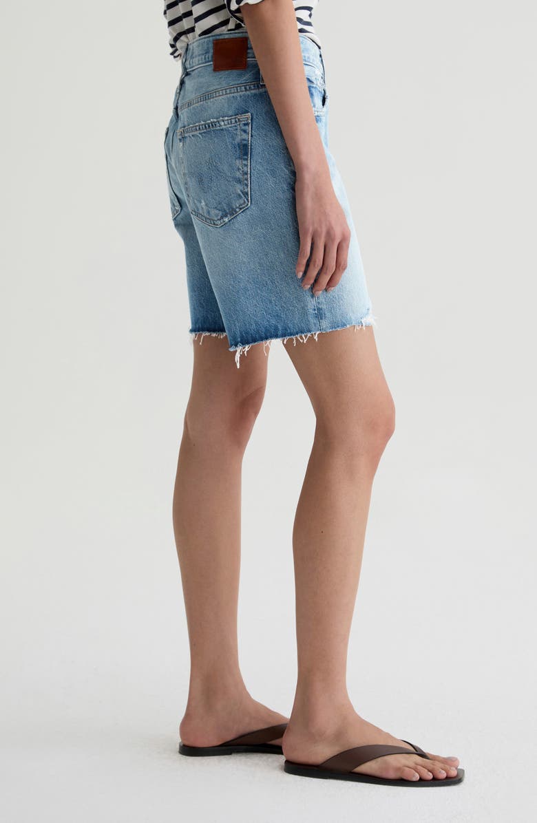 AG Ex-Boyfriend Mid Thigh Denim Cutoff Shorts, Alternate, color, Sierra Meadow