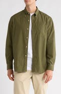 BUCK MASON Skyline Poplin Cotton Button-Down Shirt
