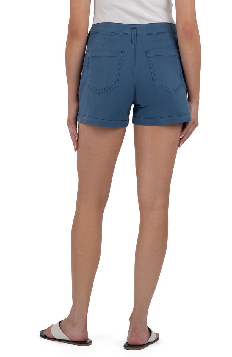 KUT from the Kloth Kimia Stretch Cotton Shorts, Alternate, color, Ocean Blue