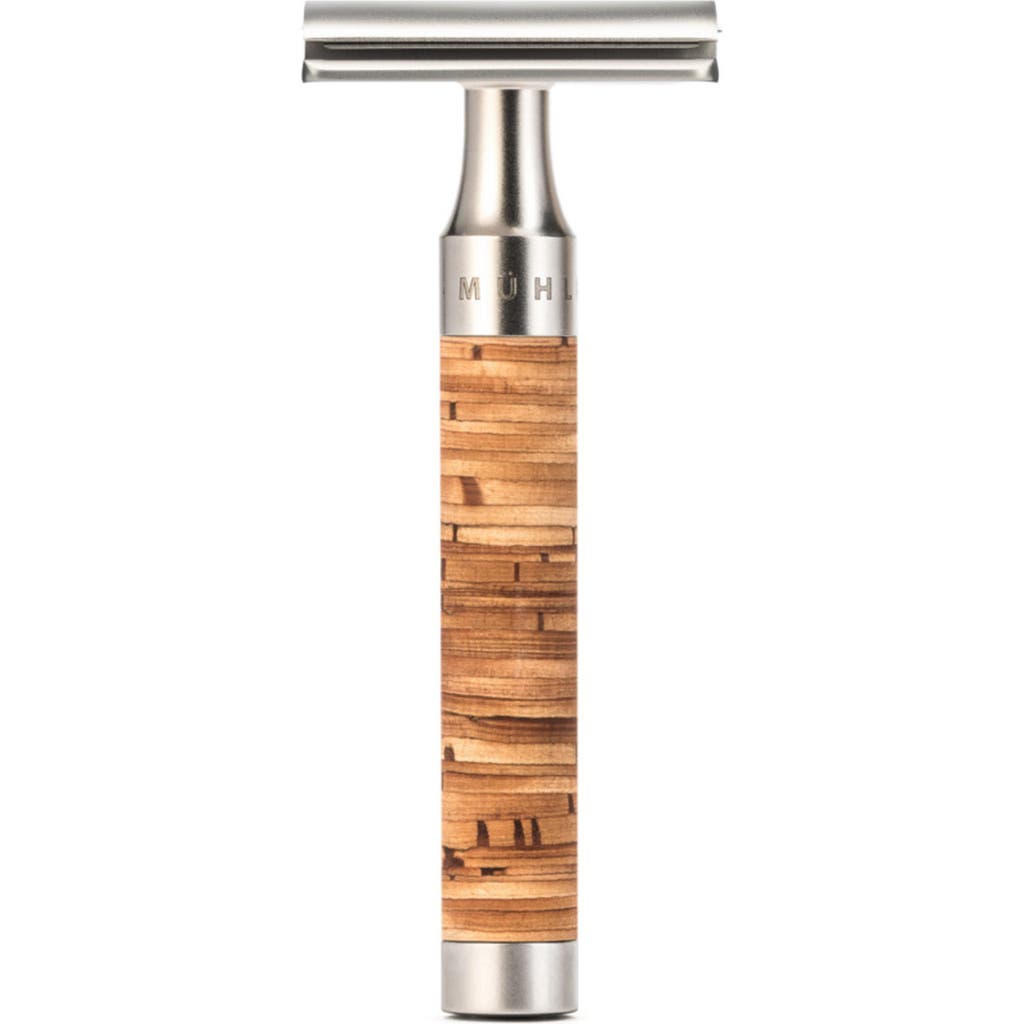Mühle Rocca Stainless Steel & Birch Bark Safety Razor In Brown
