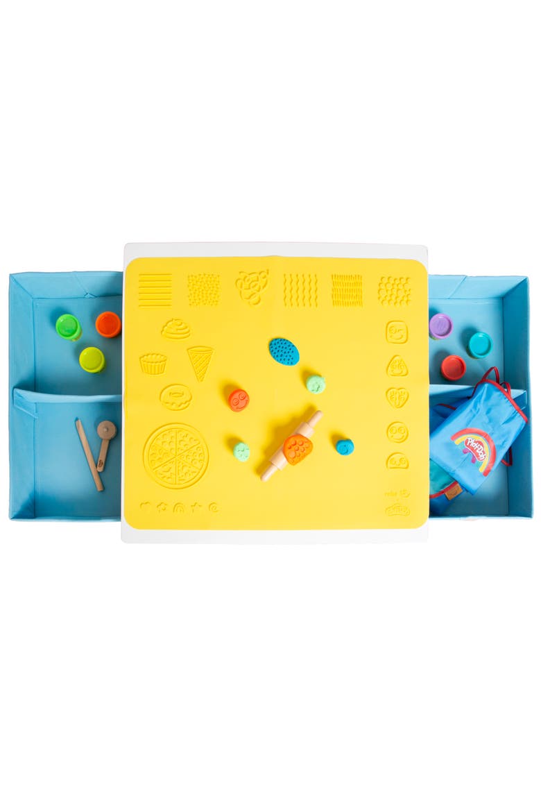 Playdoh Creative Craft Table Art Station With Storage, 6 Containers & Tools, 3+, Alternate, color, Multicolored