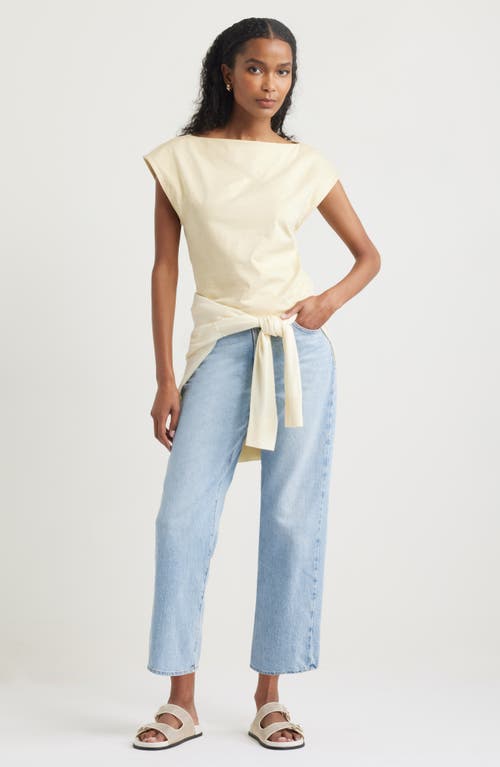 Nordstrom Pima Cotton Boat Neck T-shirt