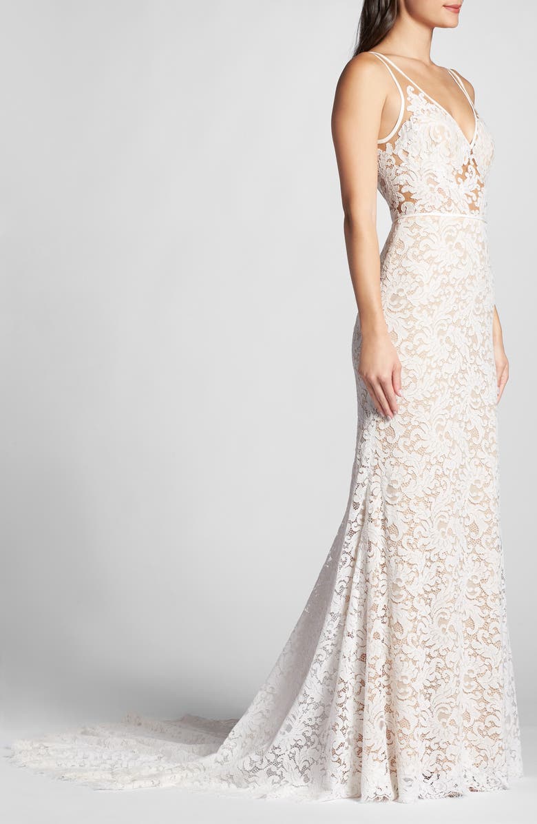 Willowby Derica Lace Gown, Alternate, color, 