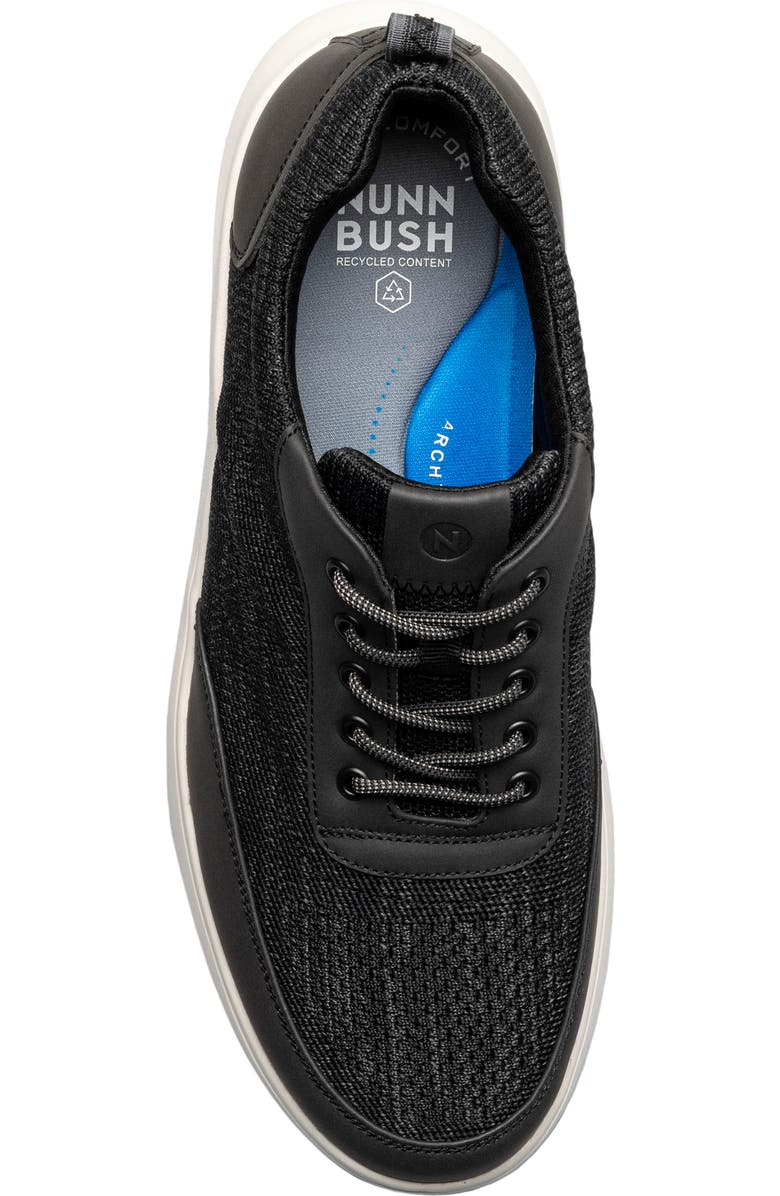 NUNN BUSH Ponte Knit Moc Toe Sneaker, Alternate, color, Black Multi
