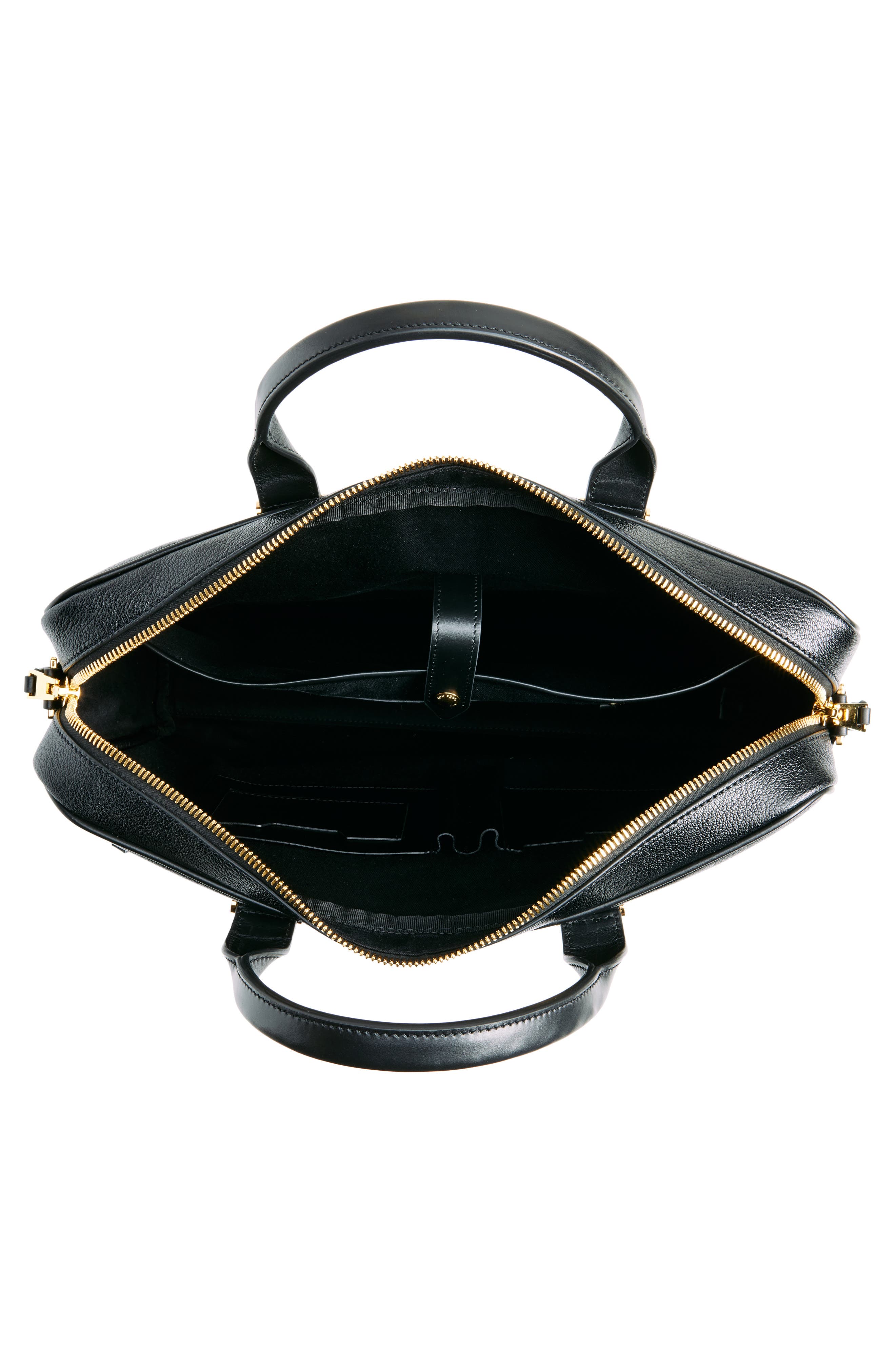 TOM FORD Leather Briefcase, Alternate, color, 