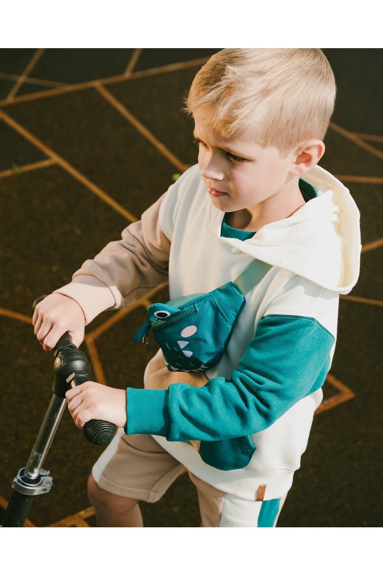 Long Sleeve French Terry Hoodie, Alternate, color, Off-White
