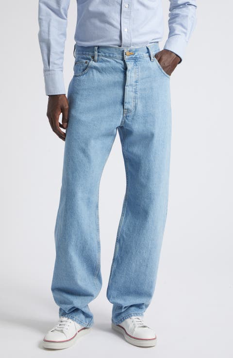 Straight Leg Selvedge Denim Jeans