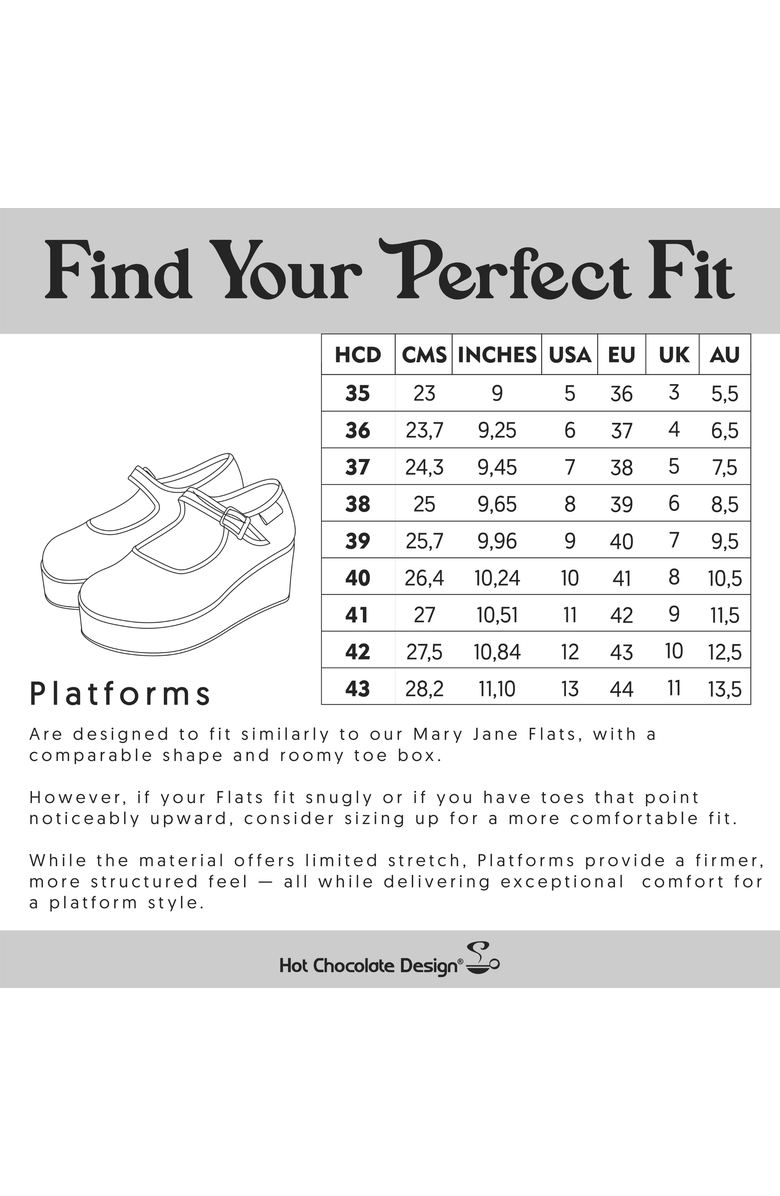 Hot Chocolate Design Birthday Buddies Mary Jane Platform, Alternate, color, Birthday Buddies