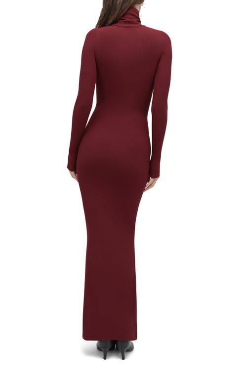 Favorite Daughter The Millie Long Sleeve Knit Dress In Burgundy