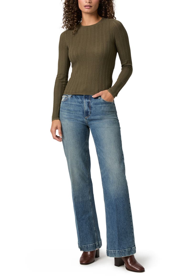 Leenah High Waist Wide Leg Jeans, Alternate, color, STONES