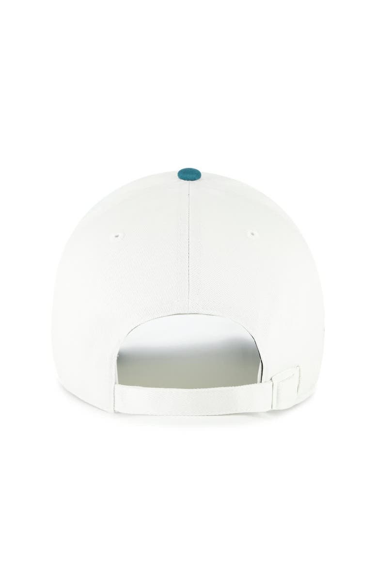 '47 Men's '47 White/Teal Seattle Mariners Contemporary Tonal Clean Up Adjustable Hat, Alternate, color, White