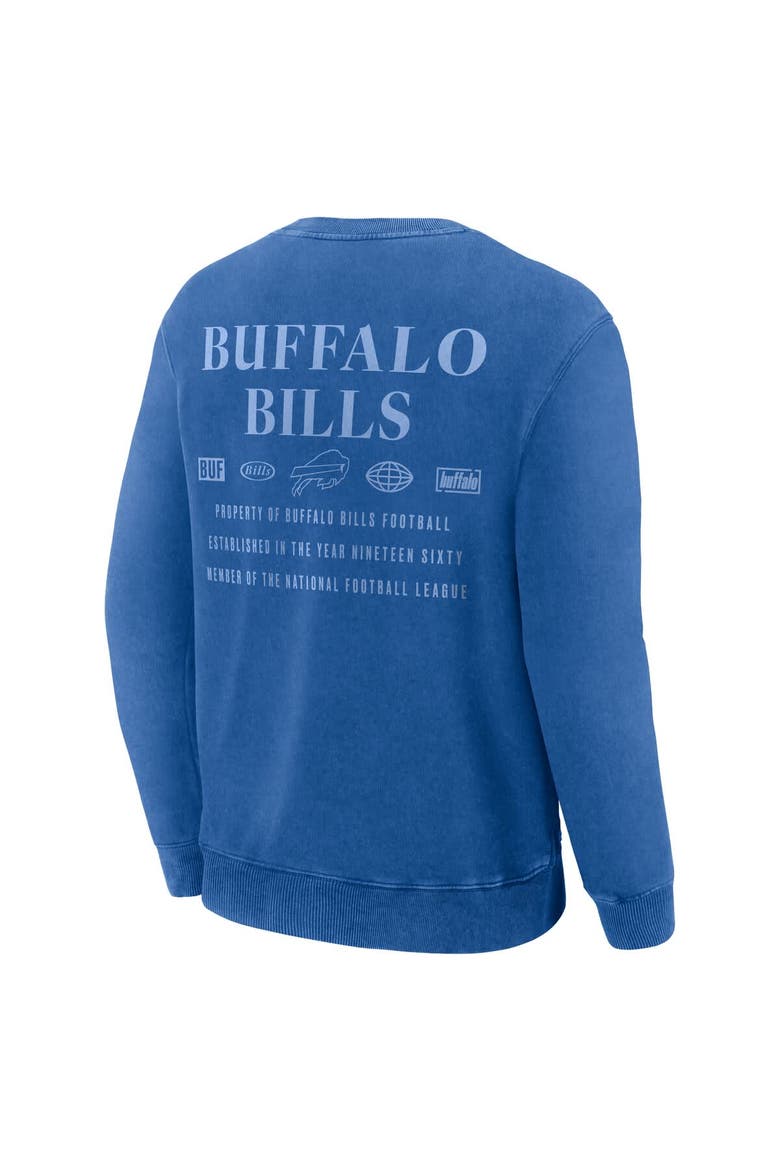 Men's Fanatics Royal Buffalo Bills Deep Route Pullover Sweatshirt, Alternate, color, Royal