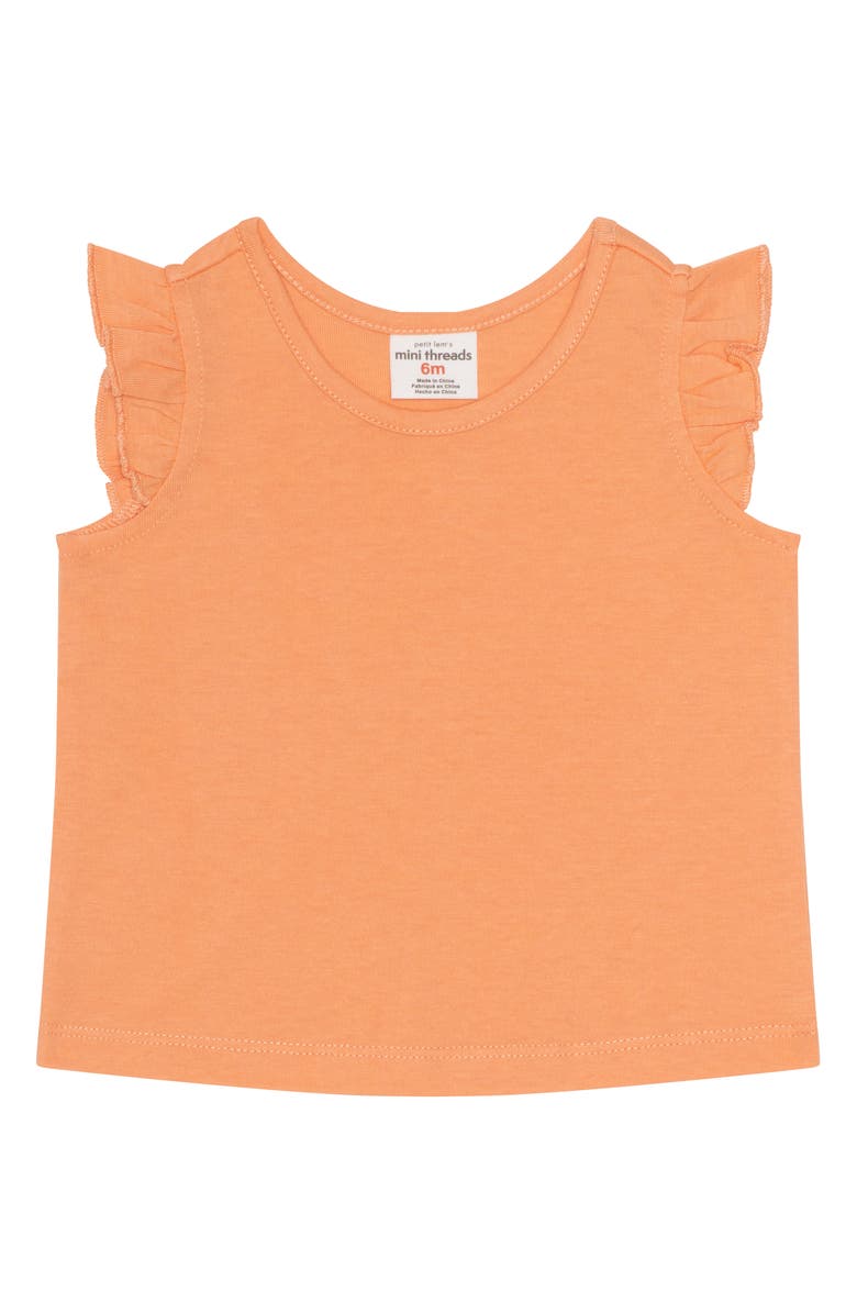 PL Baby by Petit Lem 4-Piece Orange Print Gift Set, Alternate, color, Oranges