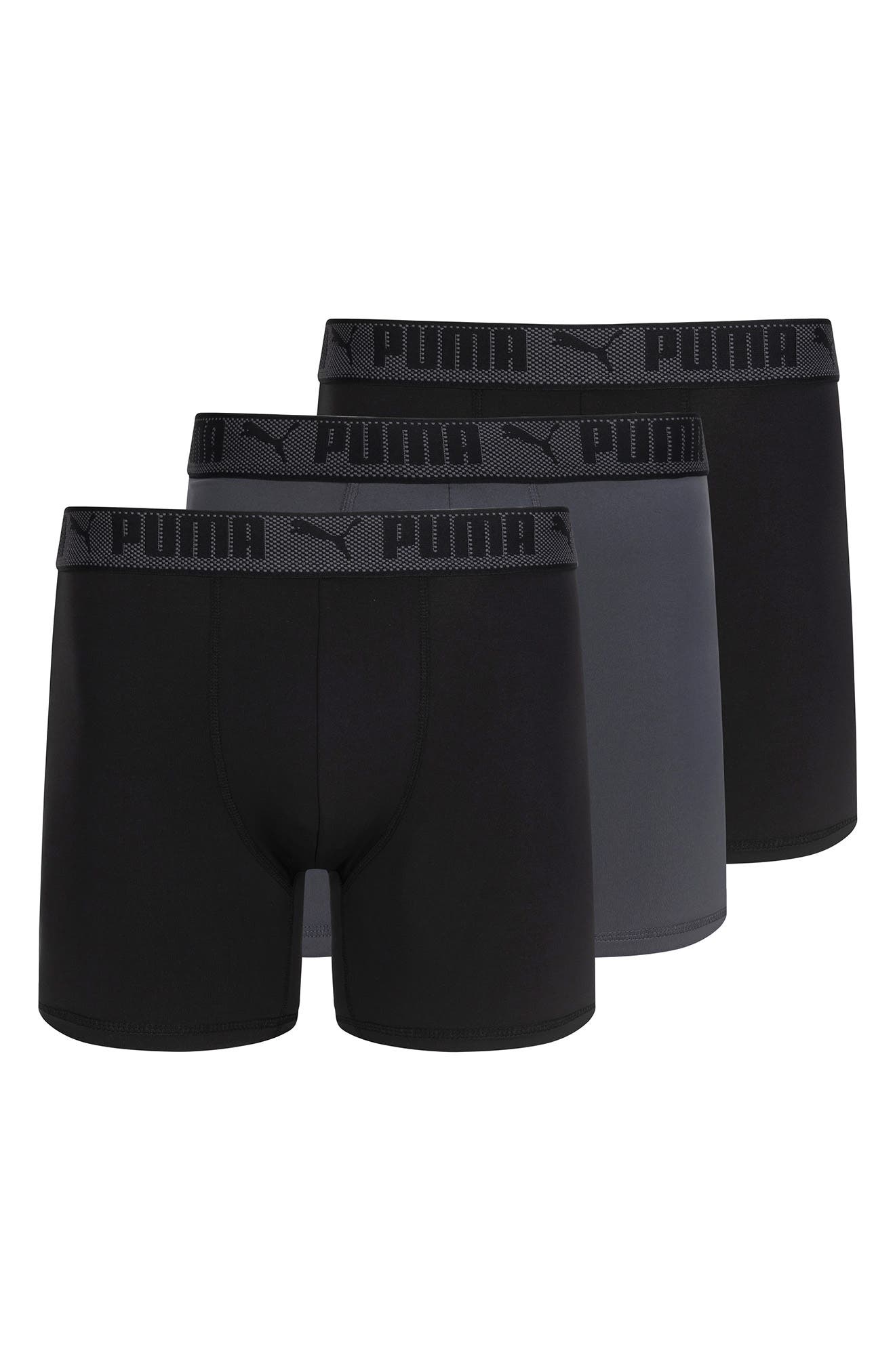 PUMA 3-Pack Flex Training Boxer Briefs