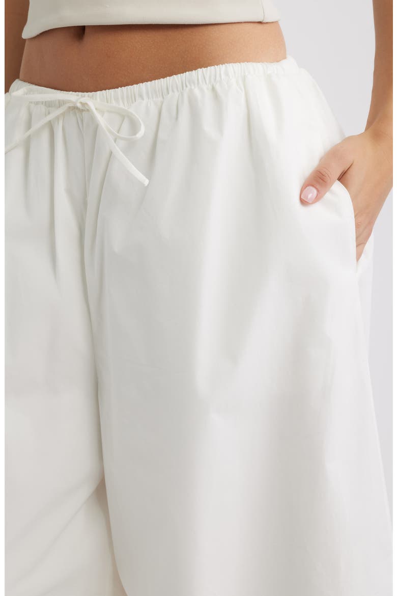 Jae Stretch Cotton Wide Leg Pants, Alternate, color, WHITE