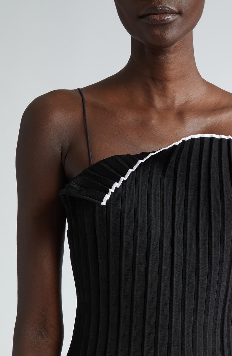 Jacquemus Le Haut Maille Plissé Folded Camisole, Alternate, color, 