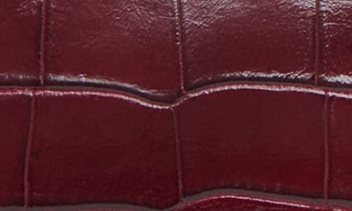 Mansur Gavriel Gaia Leather Shoulder Bag In Burgundy