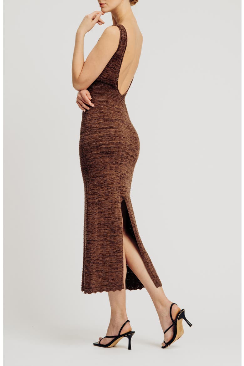 Mindy Sleeveless Knit Dress, Alternate, color, COCO MARL