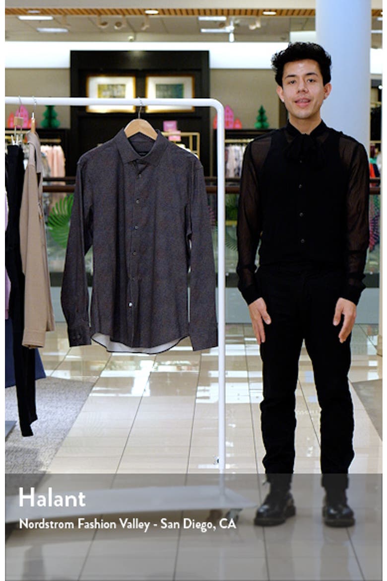 James OoohCotton® Mélange Button-Up Shirt video
