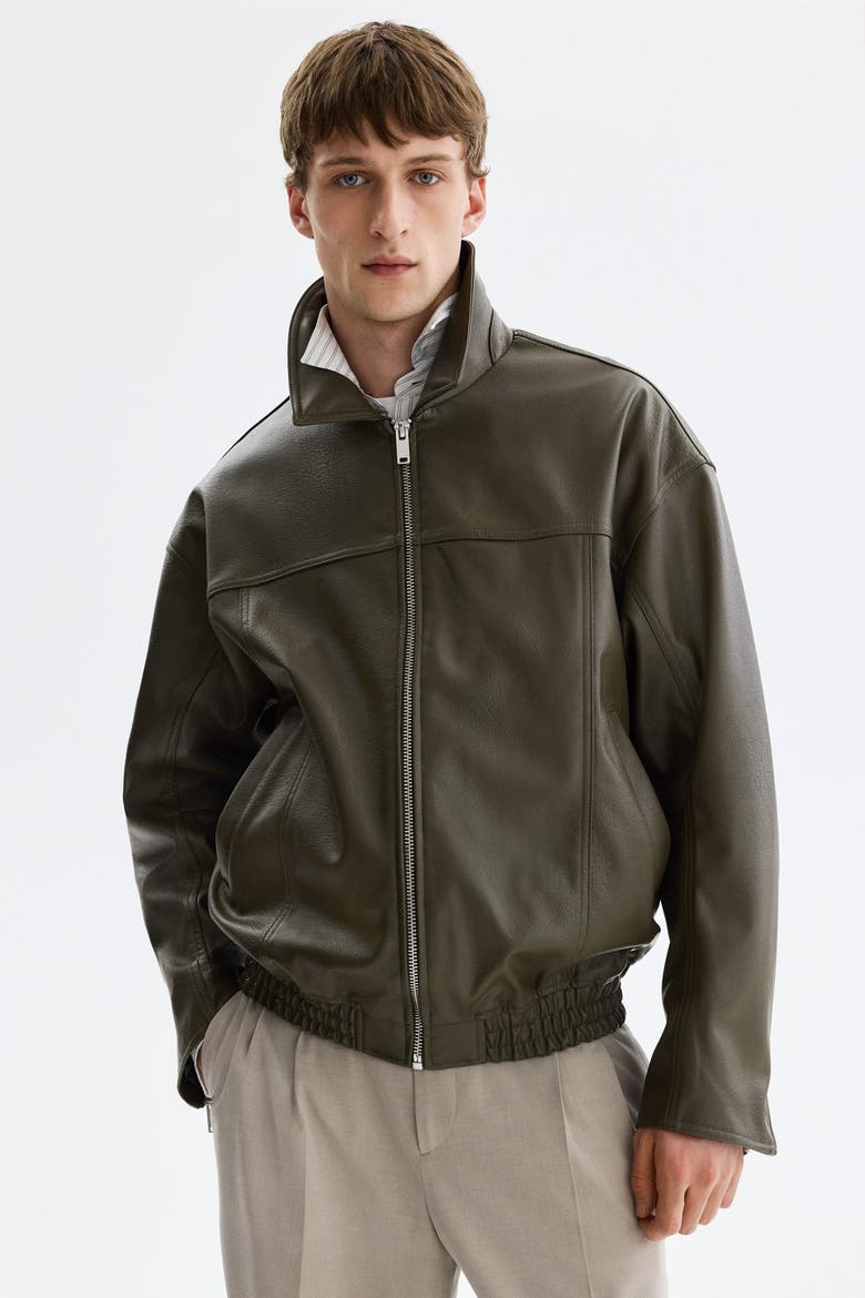 Coated Jacket, Main, color, Khaki green