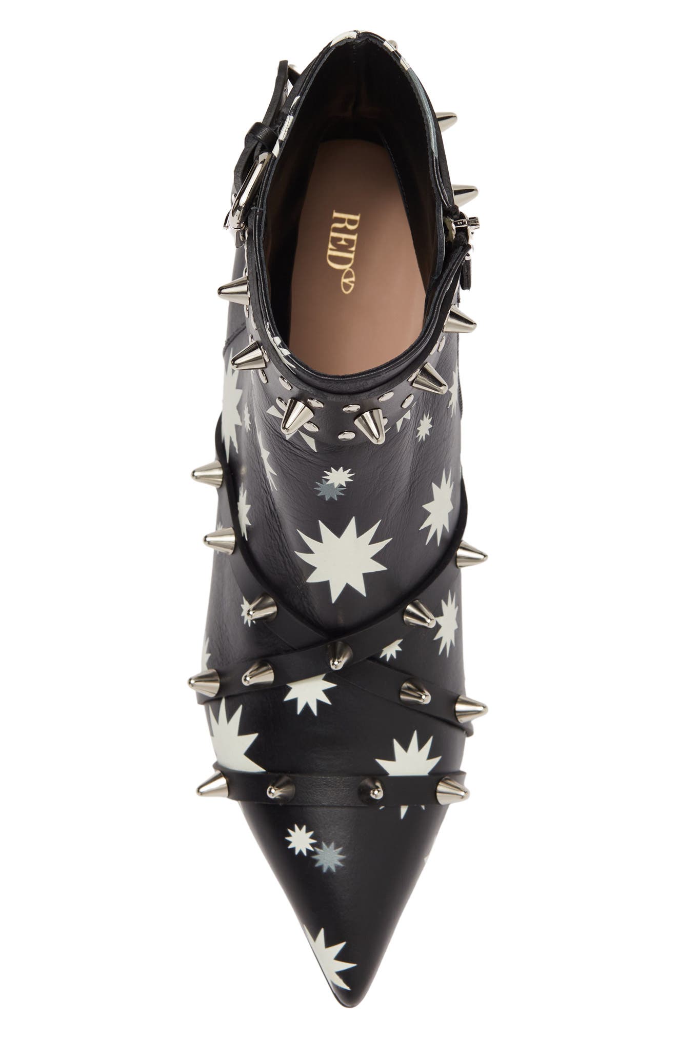 RED Valentino Studded Starburst Kitten Heel Bootie (Women) | Nordstromrack